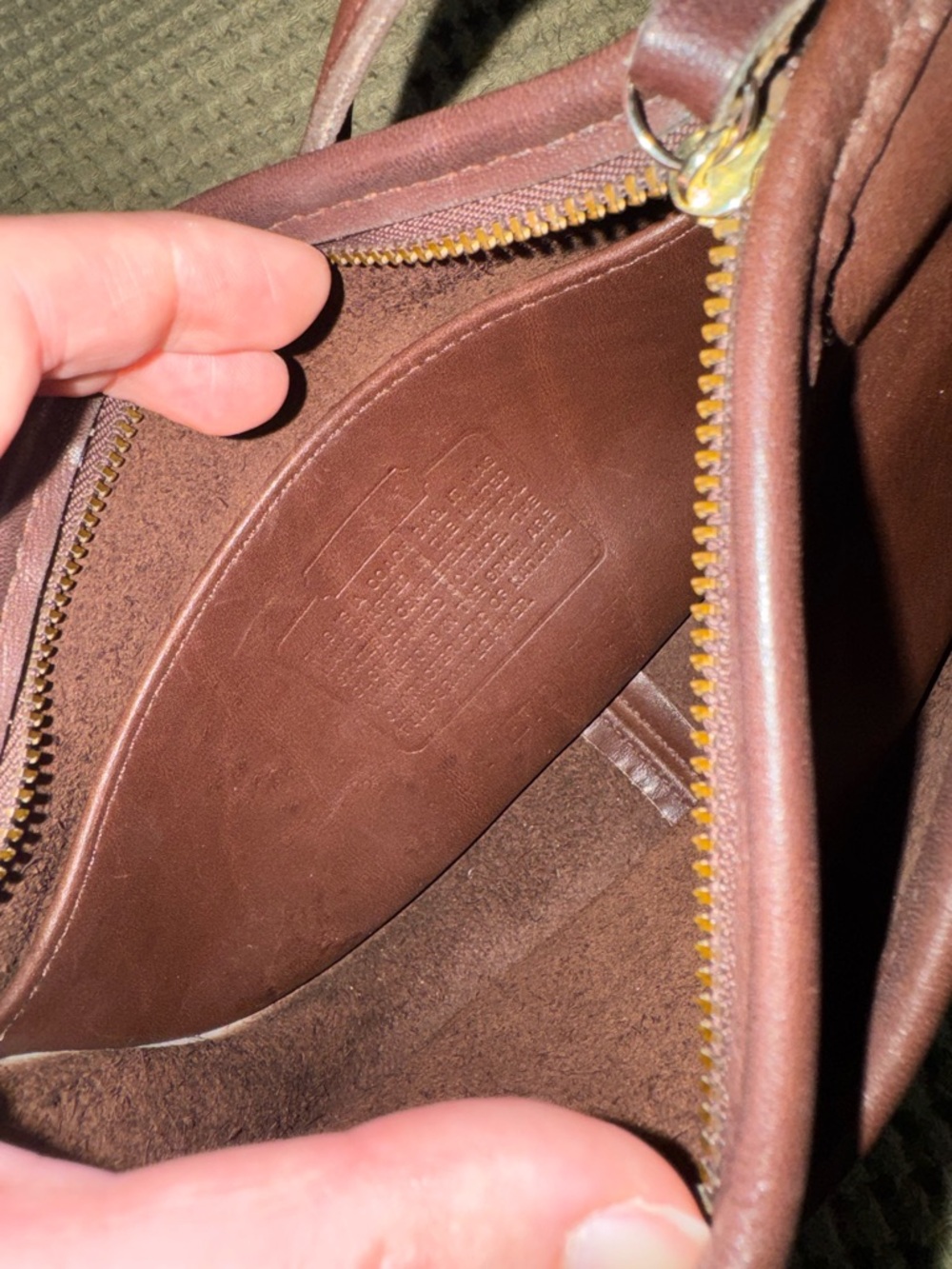 Vintage COACH Legacy “Wendie” Brown Leather Crossbody - Picture 3 of 3